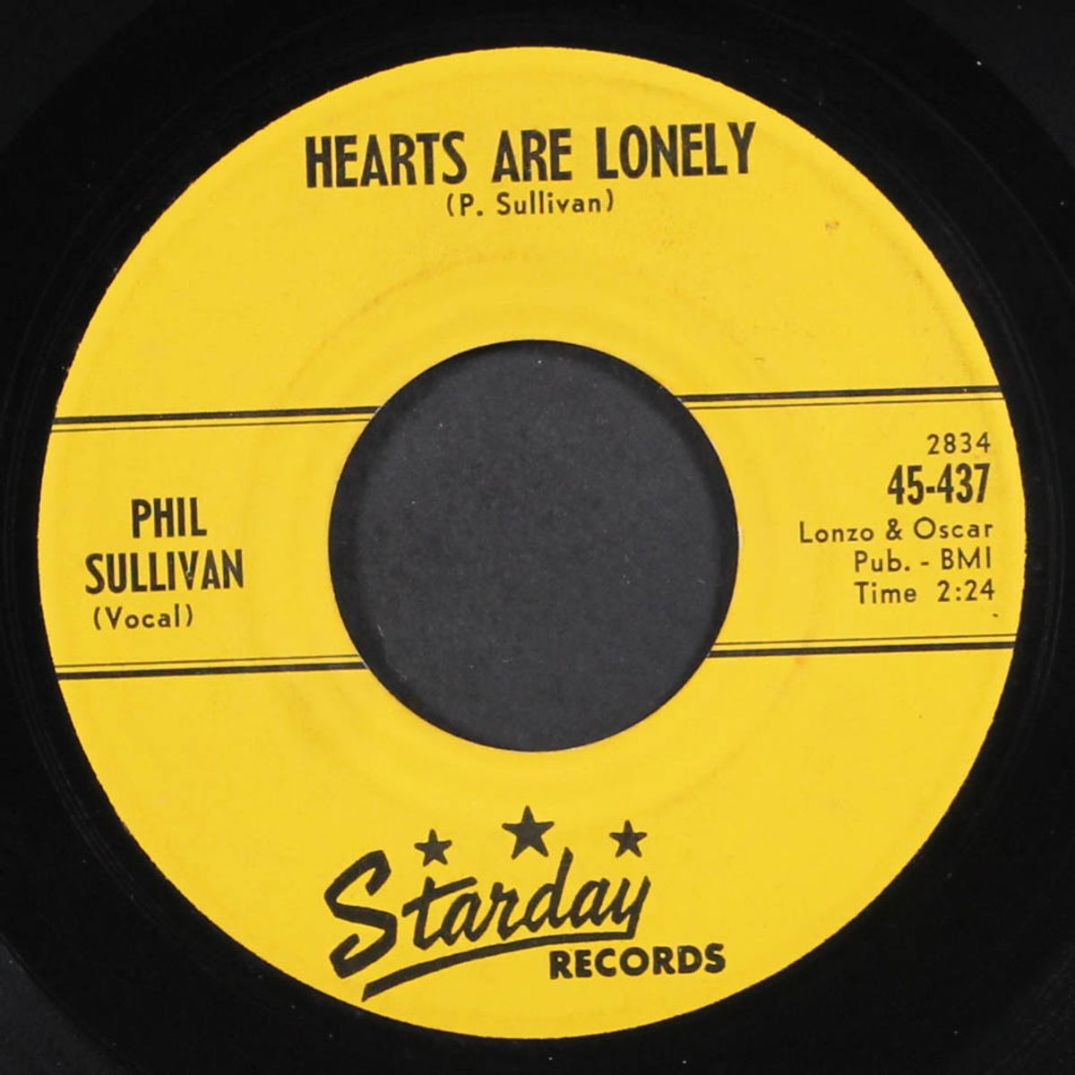hearts are lonely / rich man - po boy by PHIL SULLIVAN