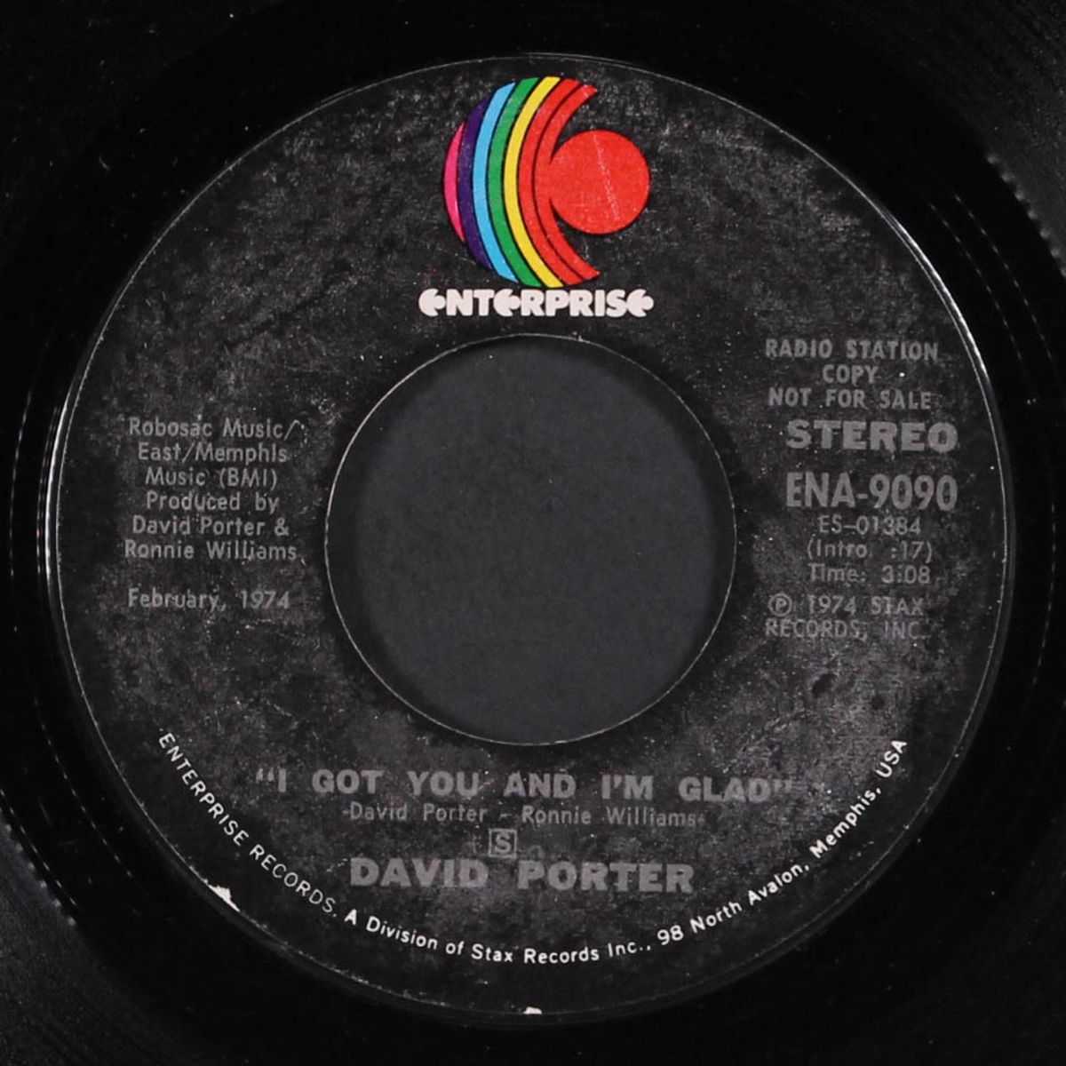 i got you and i'm glad by DAVID PORTER