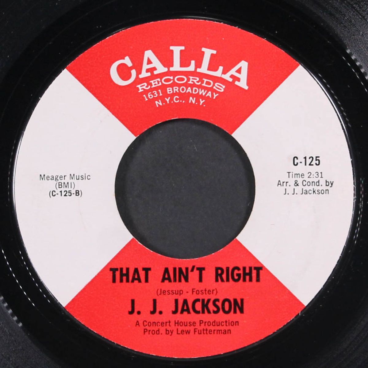 that ain't right / i dig girls by J.J. JACKSON