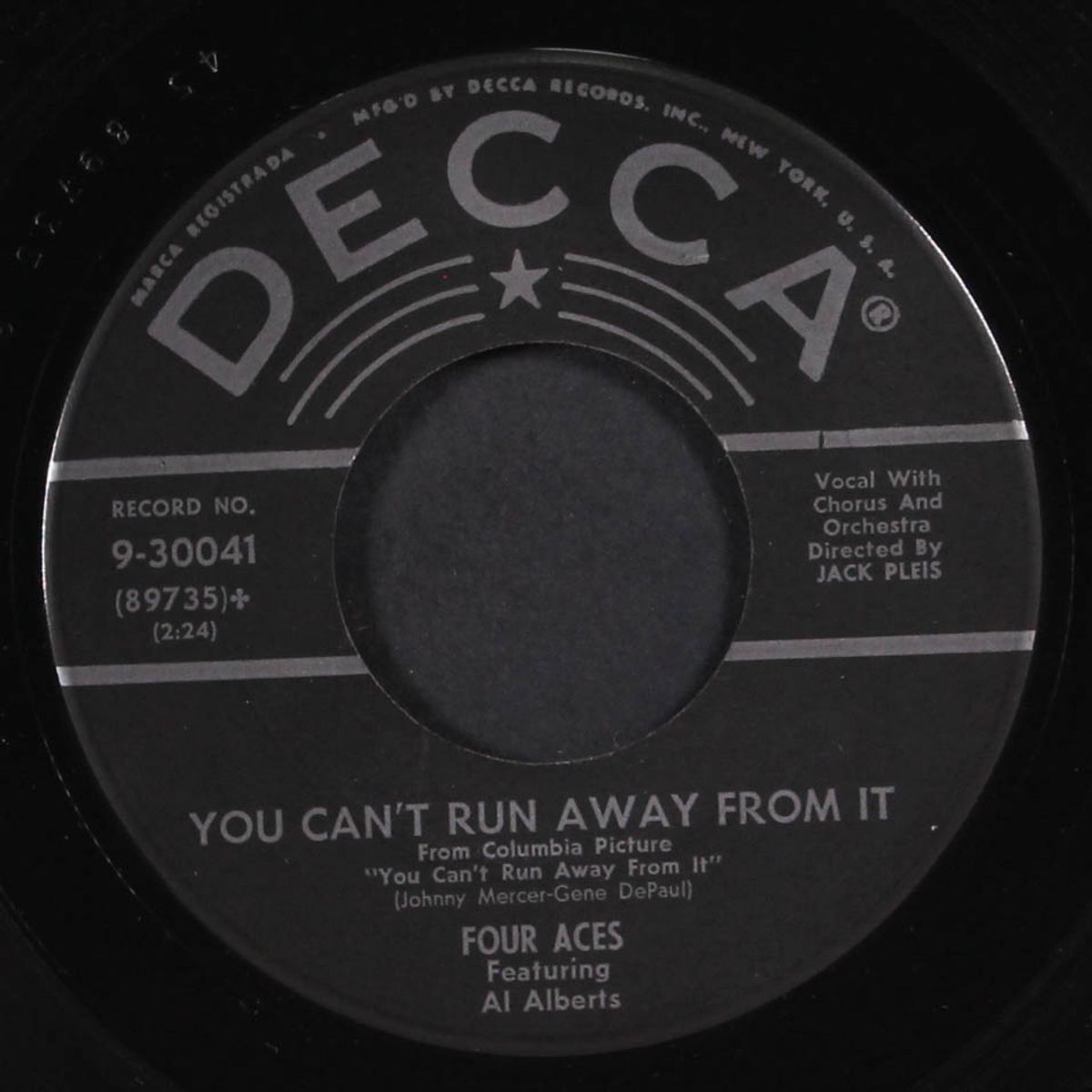 you can't run away from it / friendly persuasion by FOUR ACES