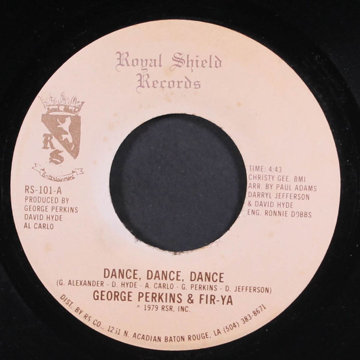 cryin' in the street / dance, dance, dance by GEORGE PERKINS