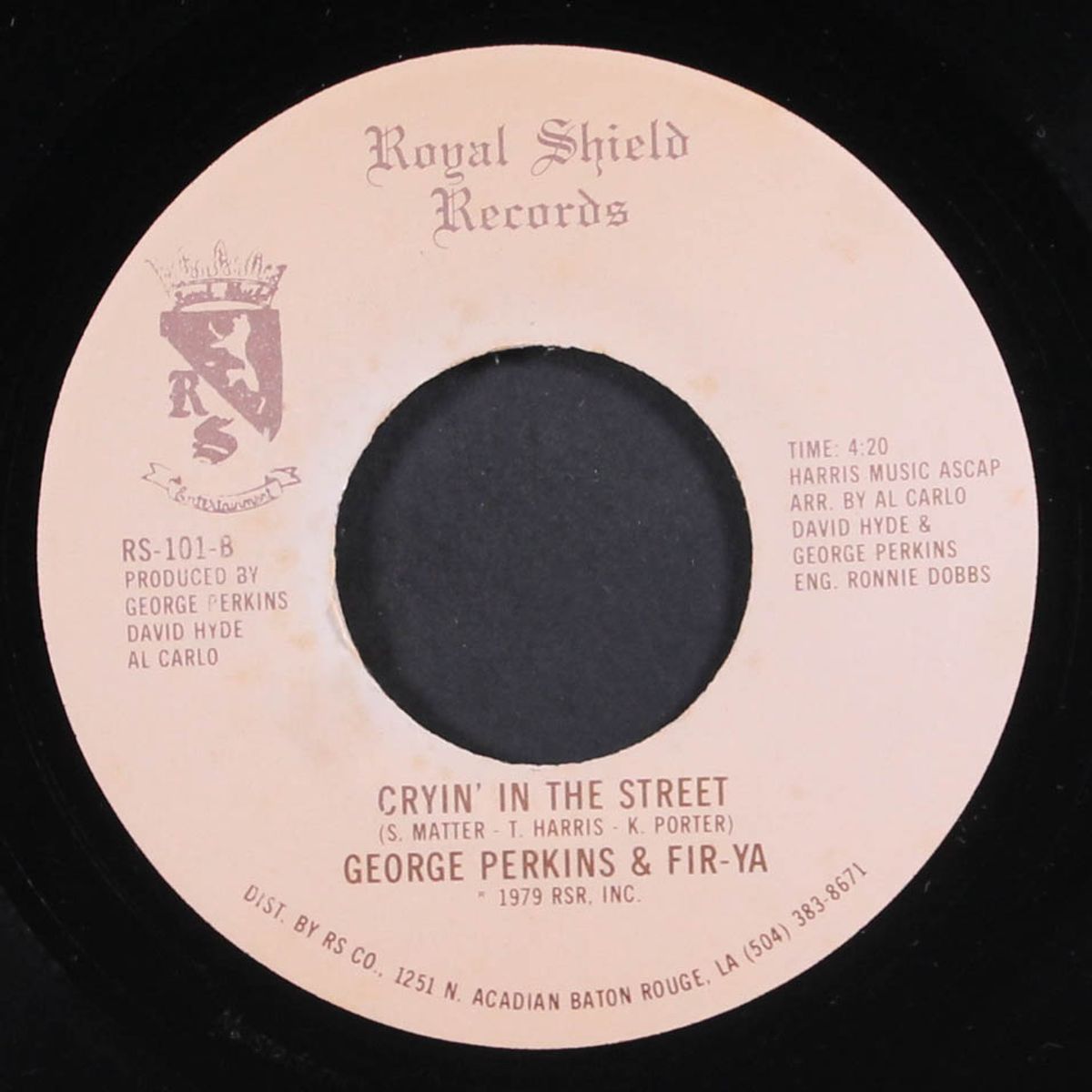 cryin' in the street / dance, dance, dance by GEORGE PERKINS