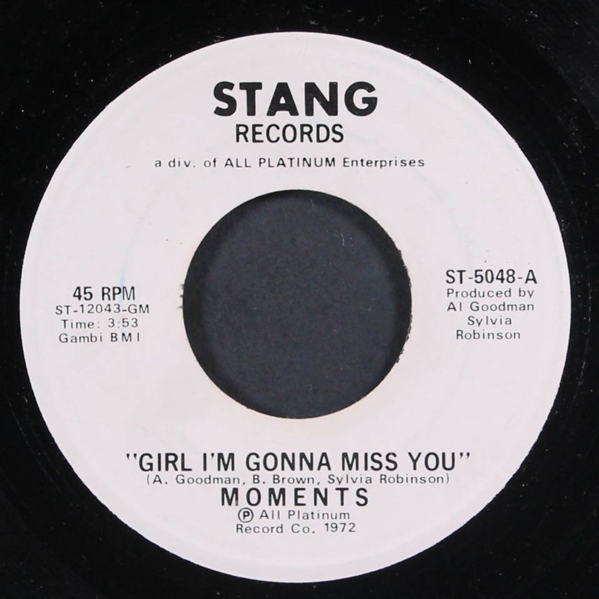girl i'm gonna miss you by MOMENTS