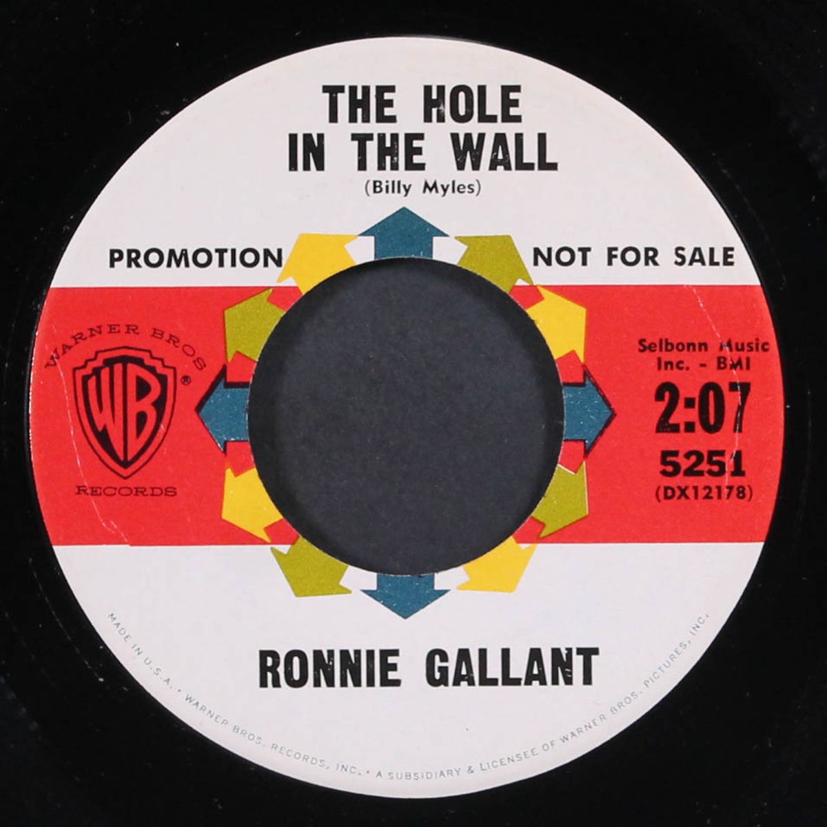 in the night / the hole in the wall by RONNIE GALLANT