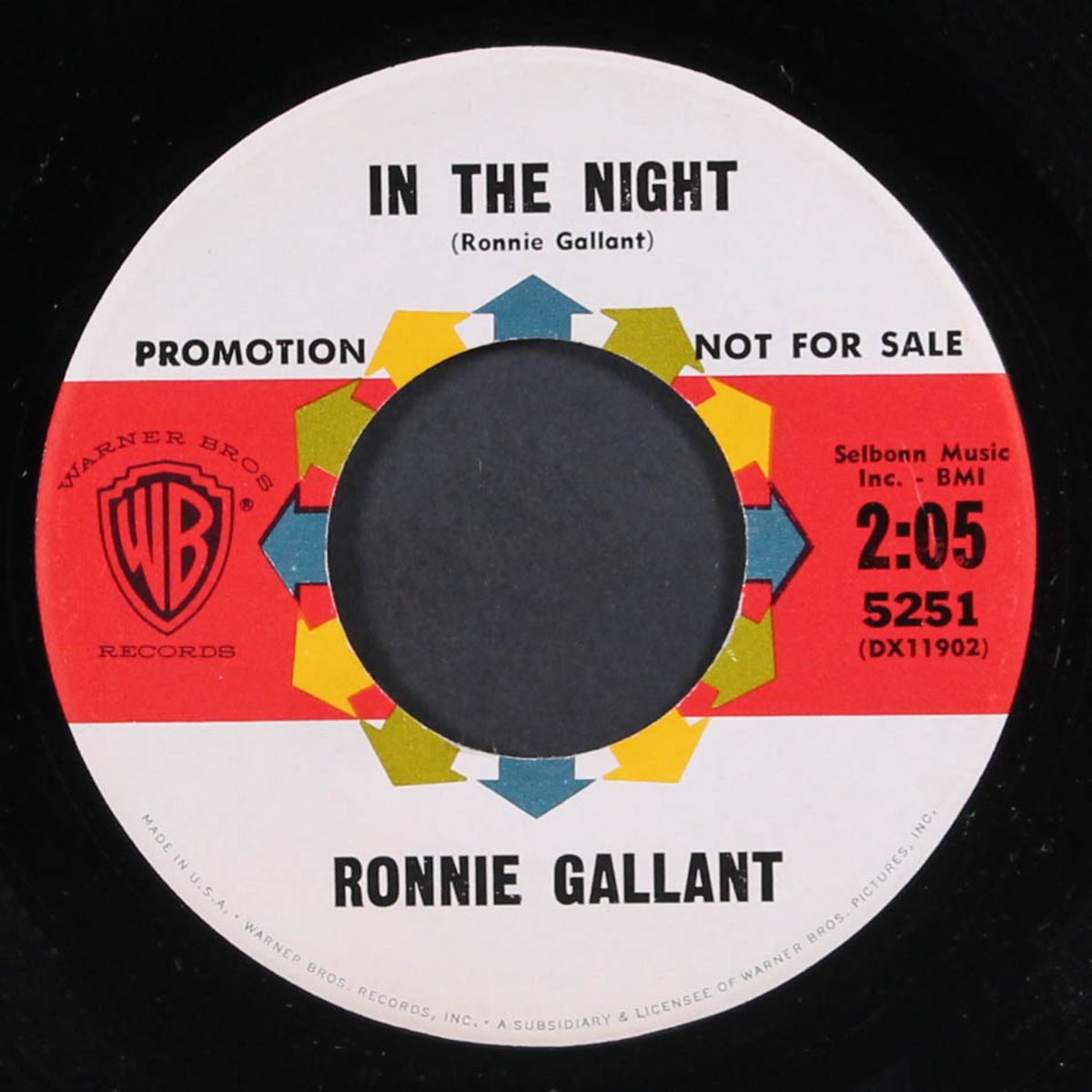in the night / the hole in the wall by RONNIE GALLANT