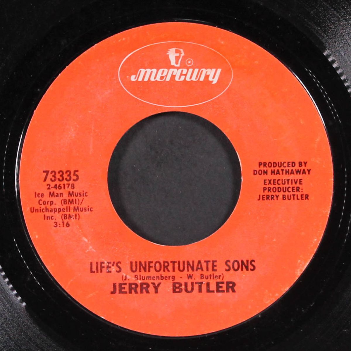 one night affair / life's unfortunate sons by JERRY BUTLER