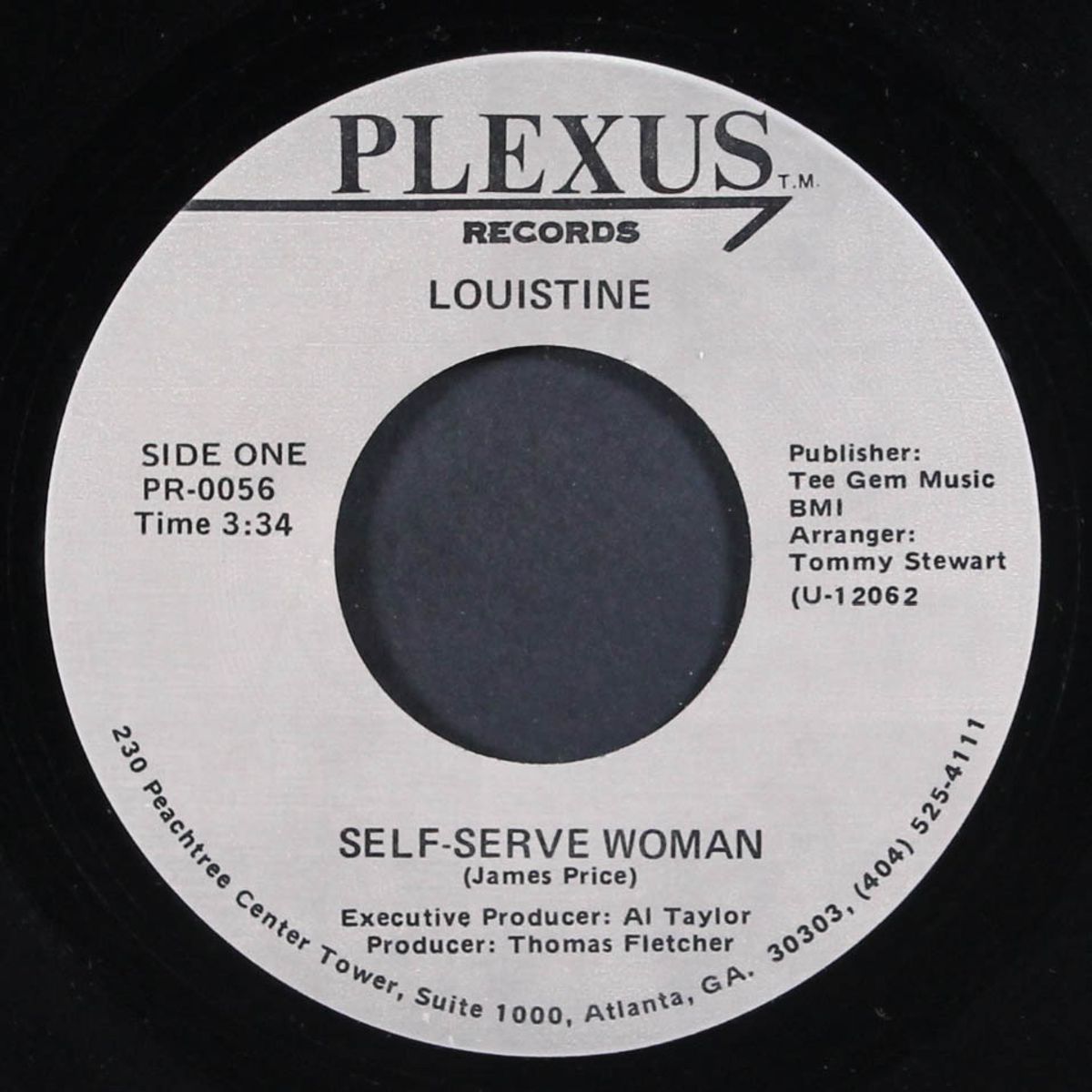 self-serve woman / don't take me on by LOUISTINE