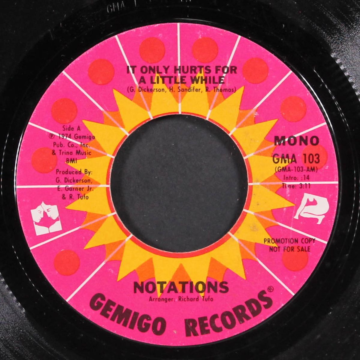 it only hurts for a little while / mono by NOTATIONS