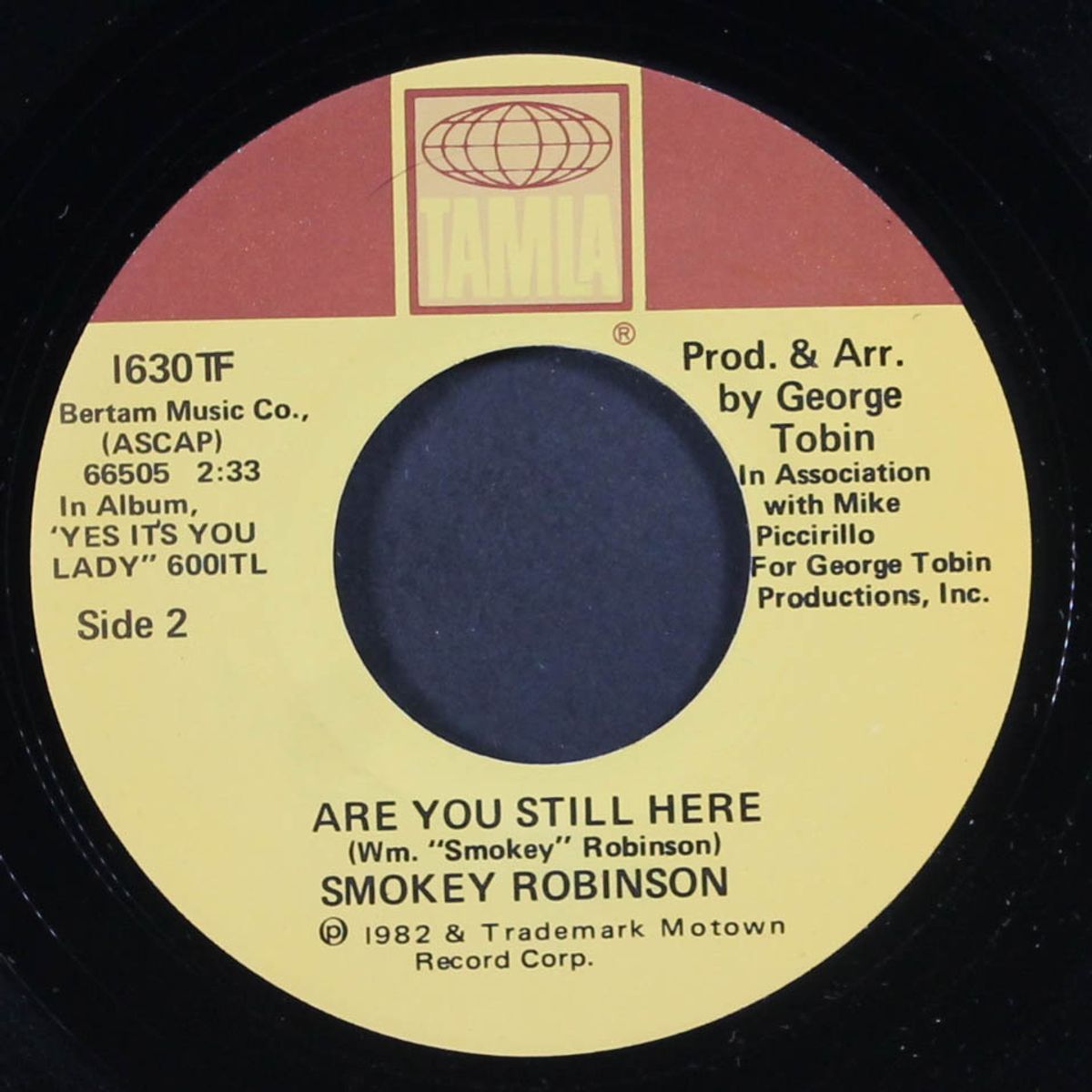 yes it's you lady by SMOKEY ROBINSON