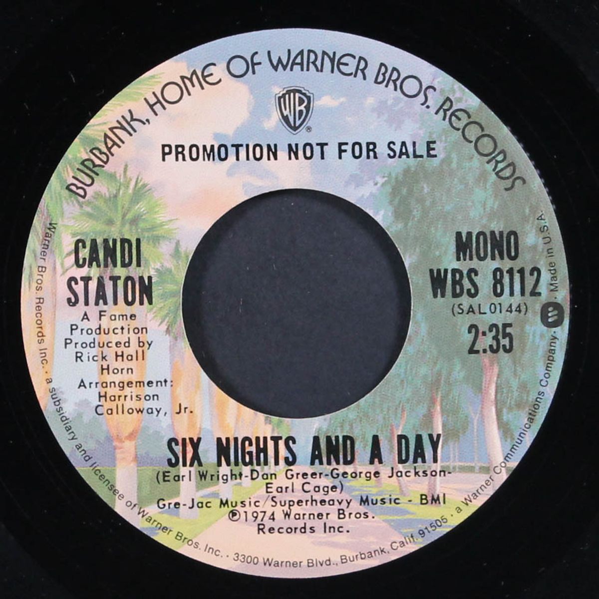 six nights and a day / mono by CANDI STATON