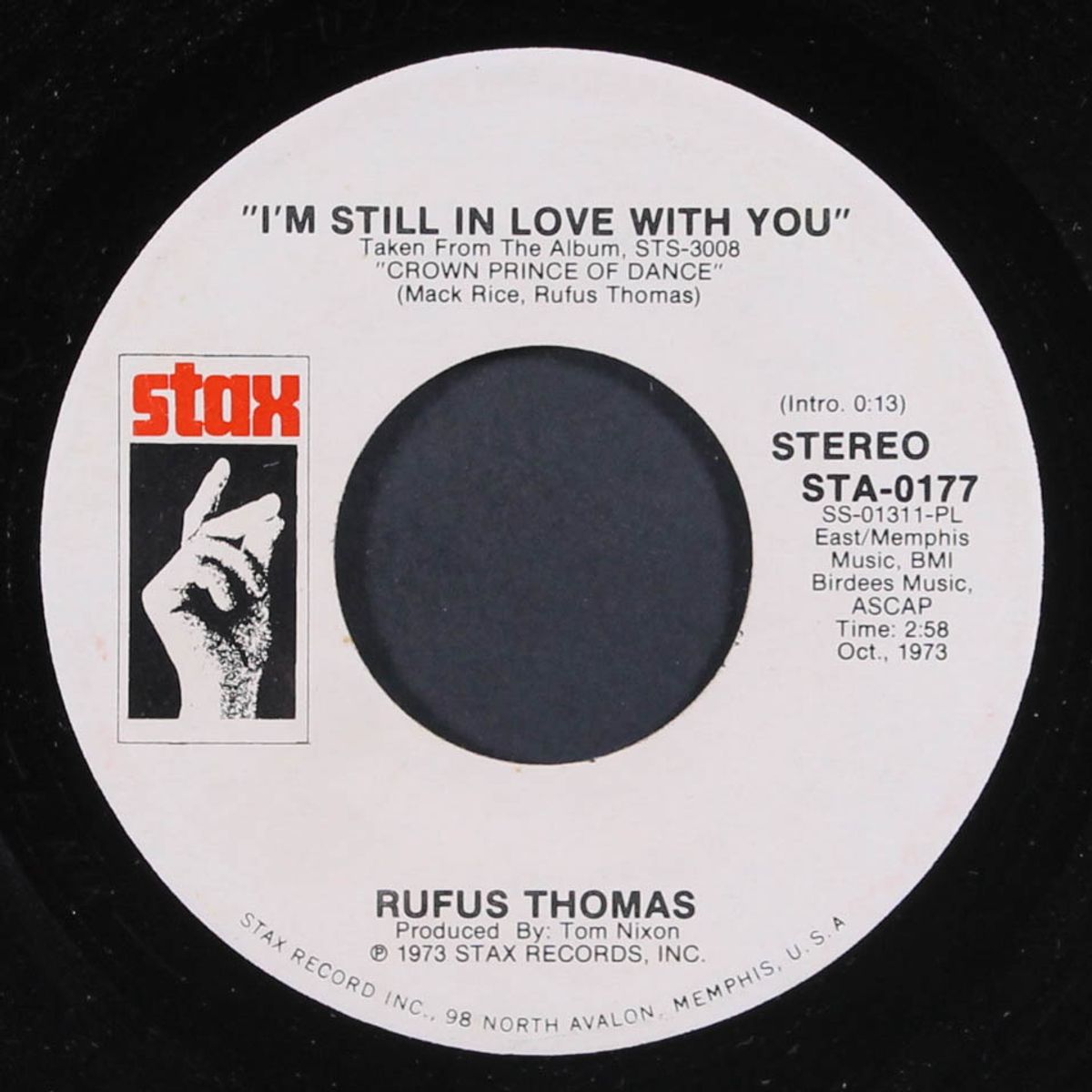 i know you don't want me no more / i'm still in love with you by RUFUS THOMAS