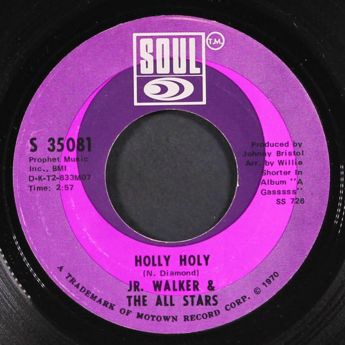 carry your own load / holly holy by JR. WALKER