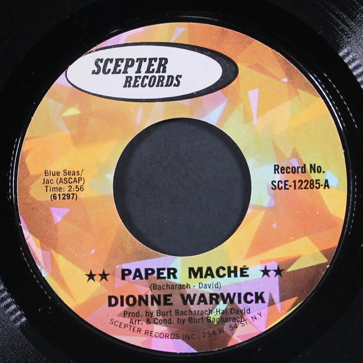 paper mache / the wine is young by DIONNE WARWICK