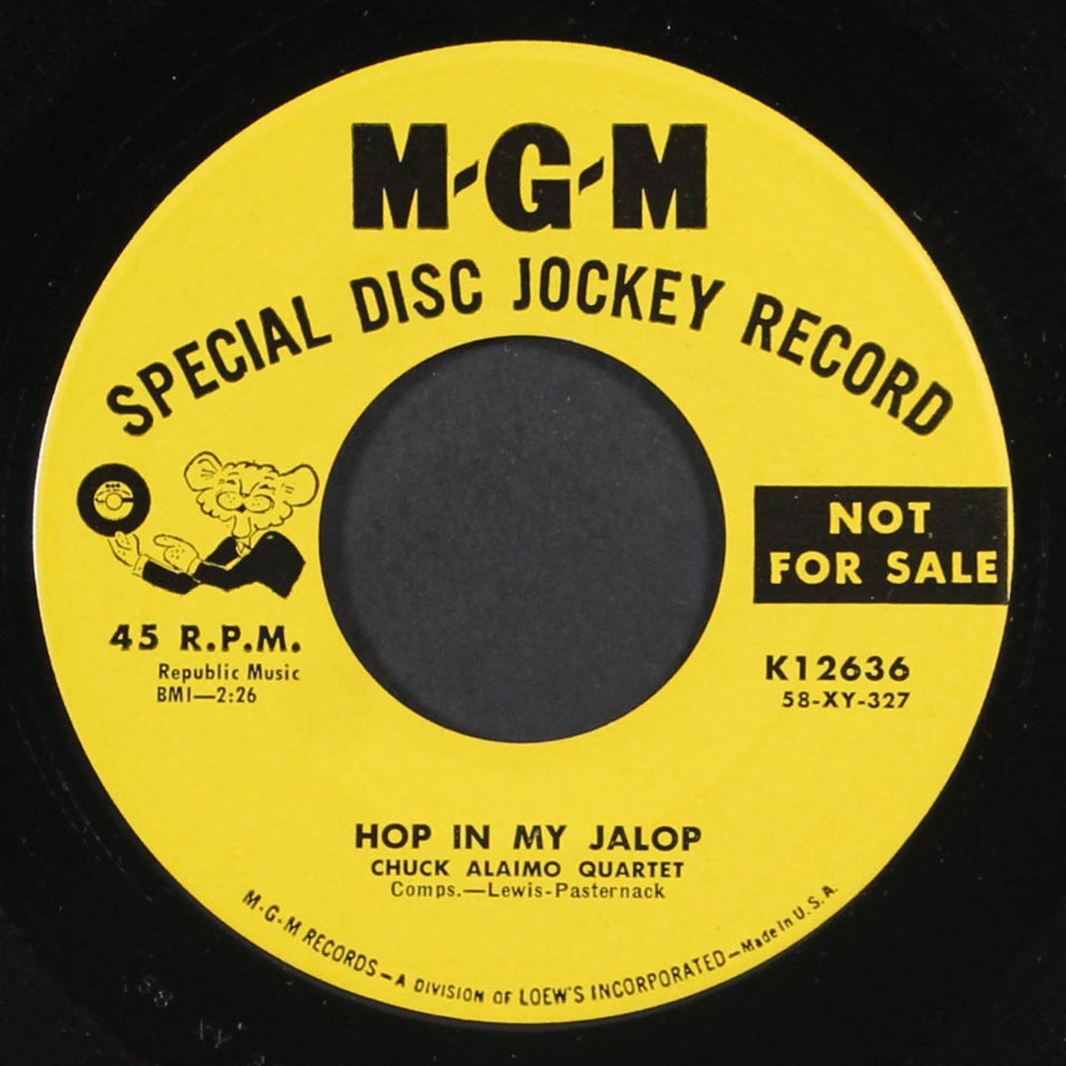 hop in my jalop / rockin' in g by CHUCK ALAIMO