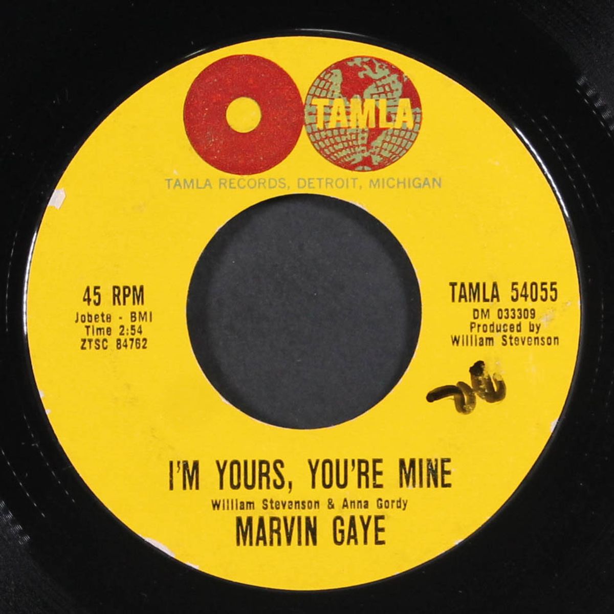 sandman / i'm yours, you're mine by MARVIN GAYE