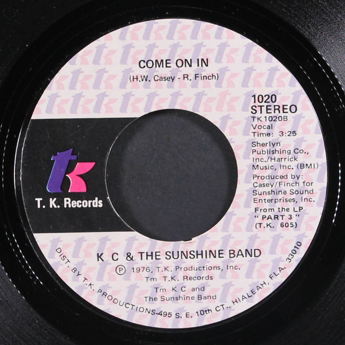 i like to do it / come on in by KC & SUNSHINE BAND