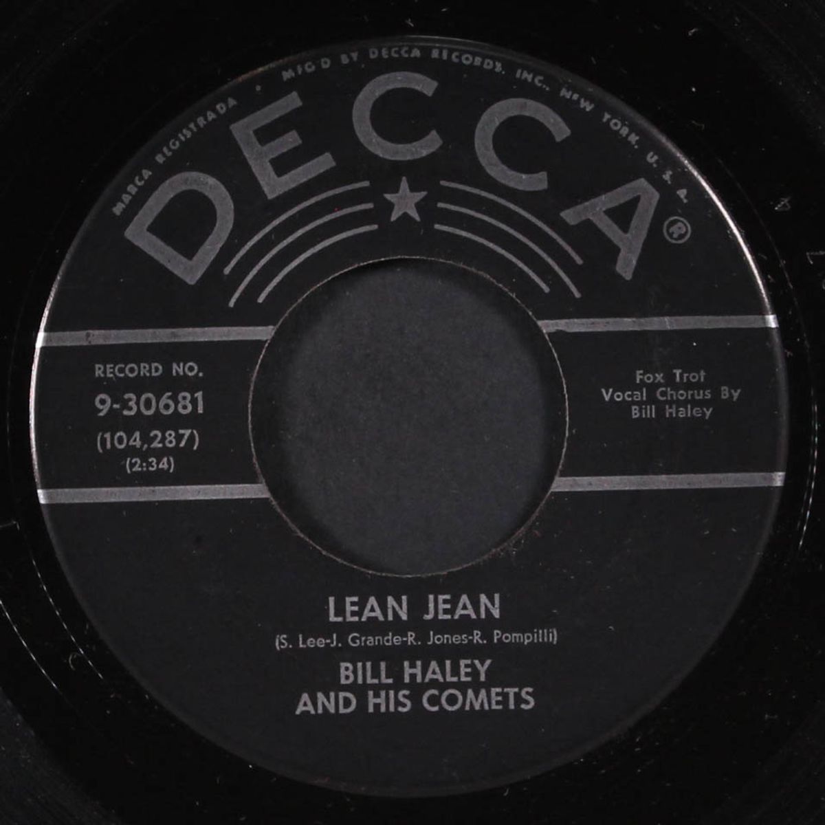 lean jean by BILL HALEY & COMETS