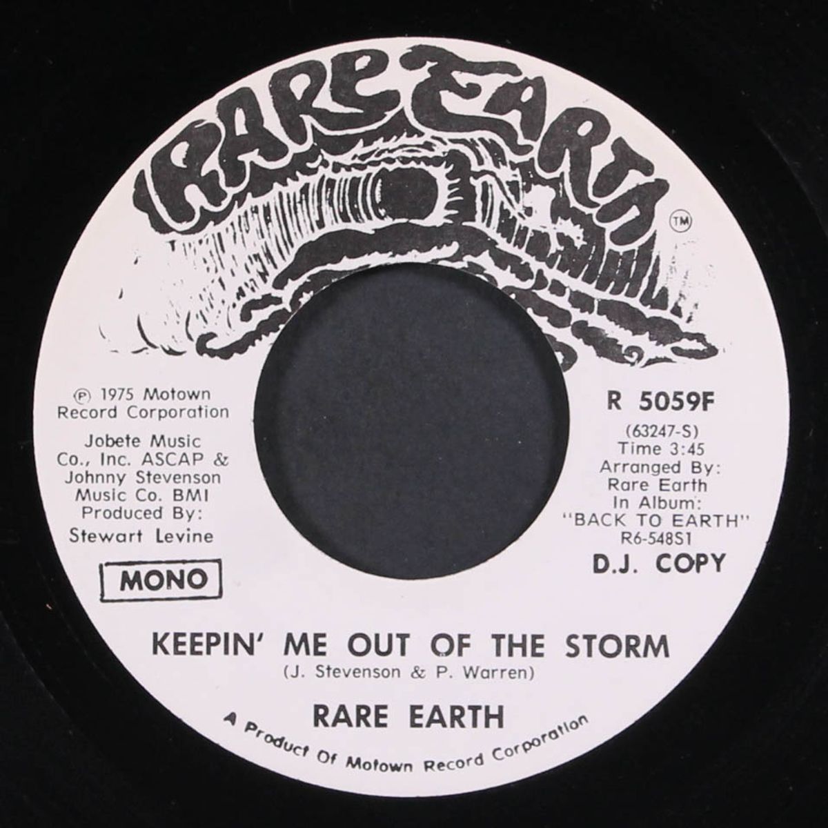 keepin' me out of the storm / mono by RARE EARTH