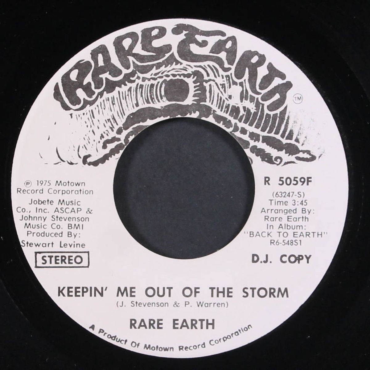 keepin' me out of the storm / mono by RARE EARTH