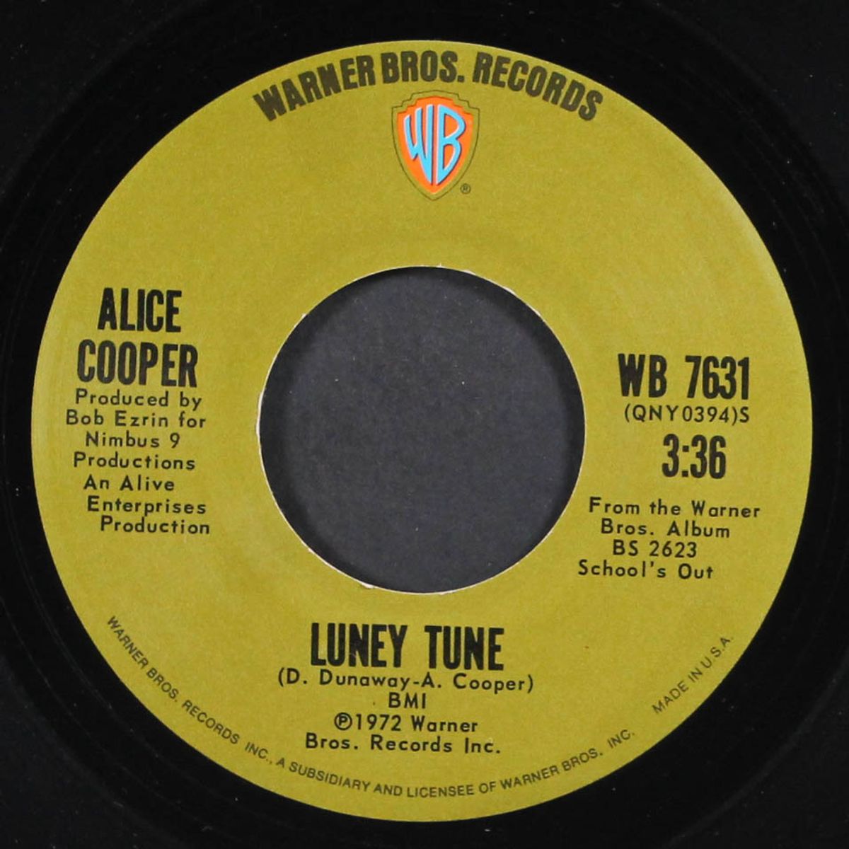 elected / luney tune by ALICE COOPER