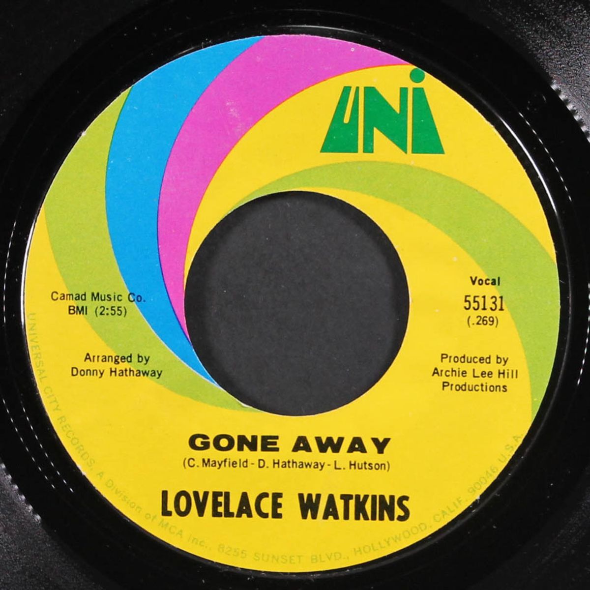 a man without a dream / gone away by LOVELACE WATKINS