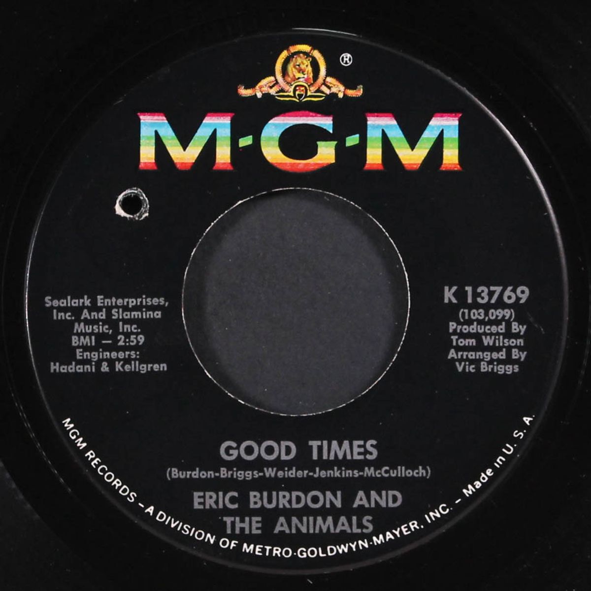 san franciscan nights / good times by ERIC BURDON & ANIMALS