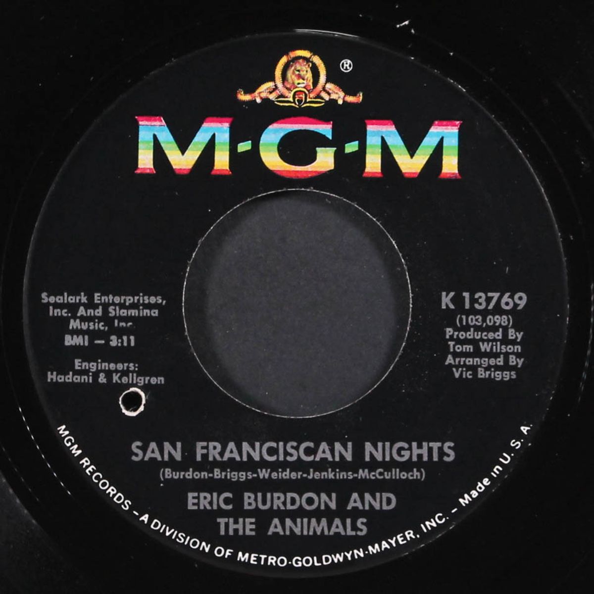 san franciscan nights / good times by ERIC BURDON & ANIMALS