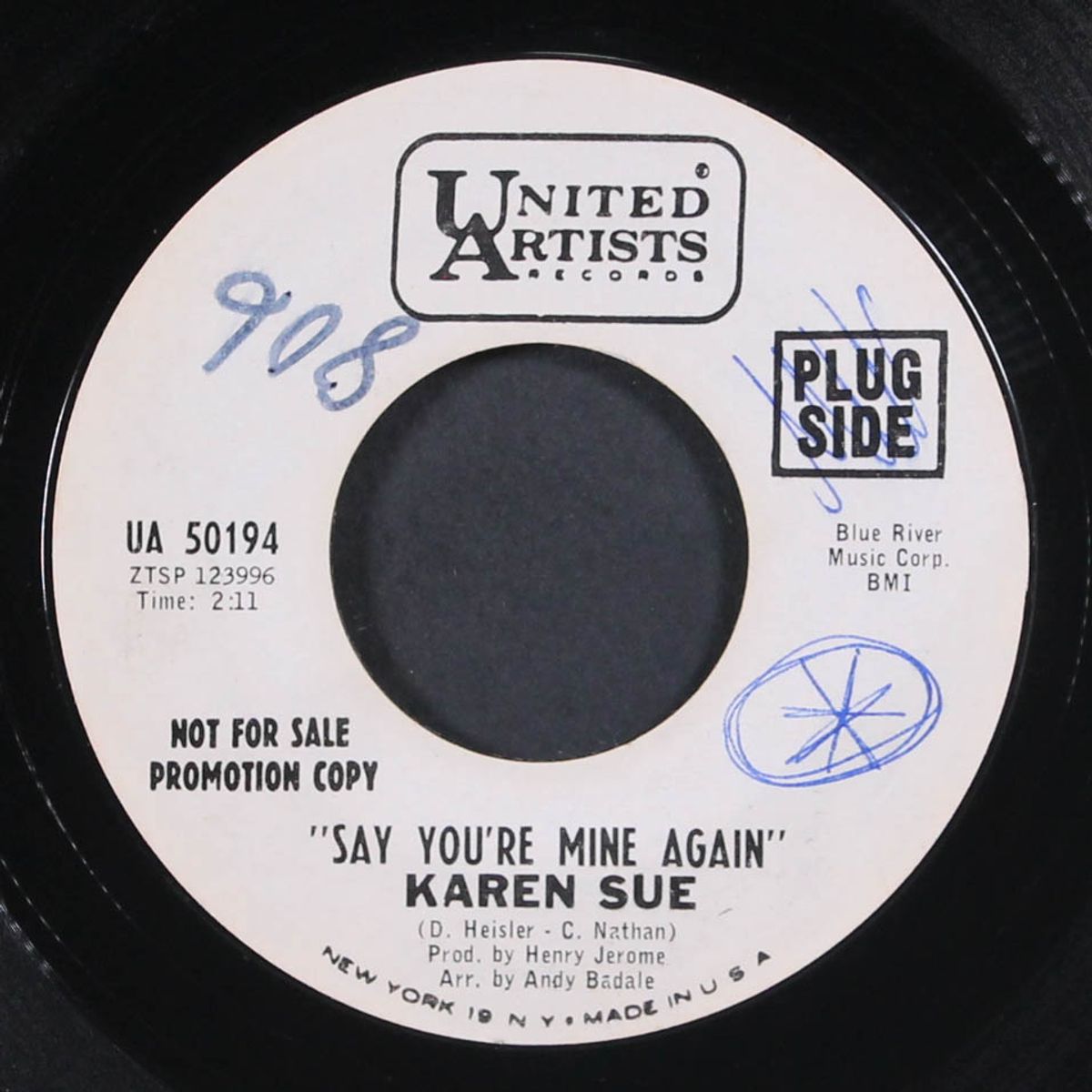 something on my mind / say you're mine again by KAREN SUE