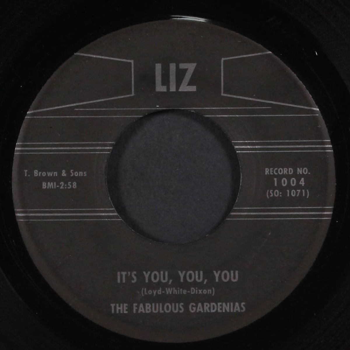 it's you, you, you / what's the matter with me by FABULOUS GARDENIAS