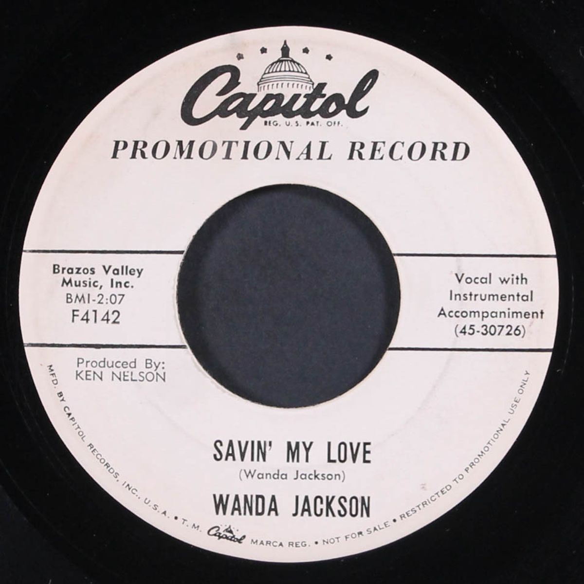 savin' my love / you've turned to a stranger by WANDA JACKSON