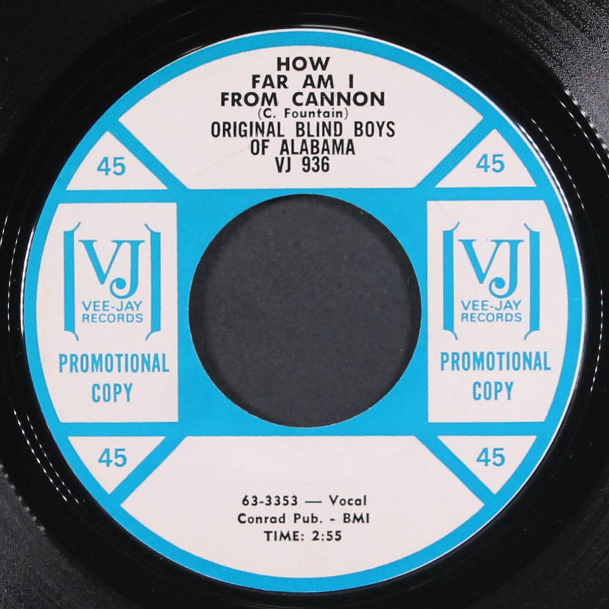how far am i from cannon / i can see everybody's mother by ORIGINAL BLIND BOYS OF ALABAMA