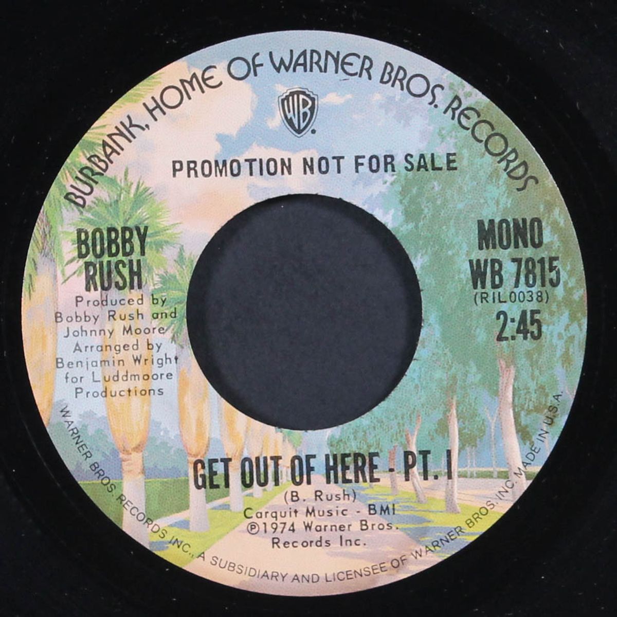 get out of here, part 1 / mono by BOBBY RUSH