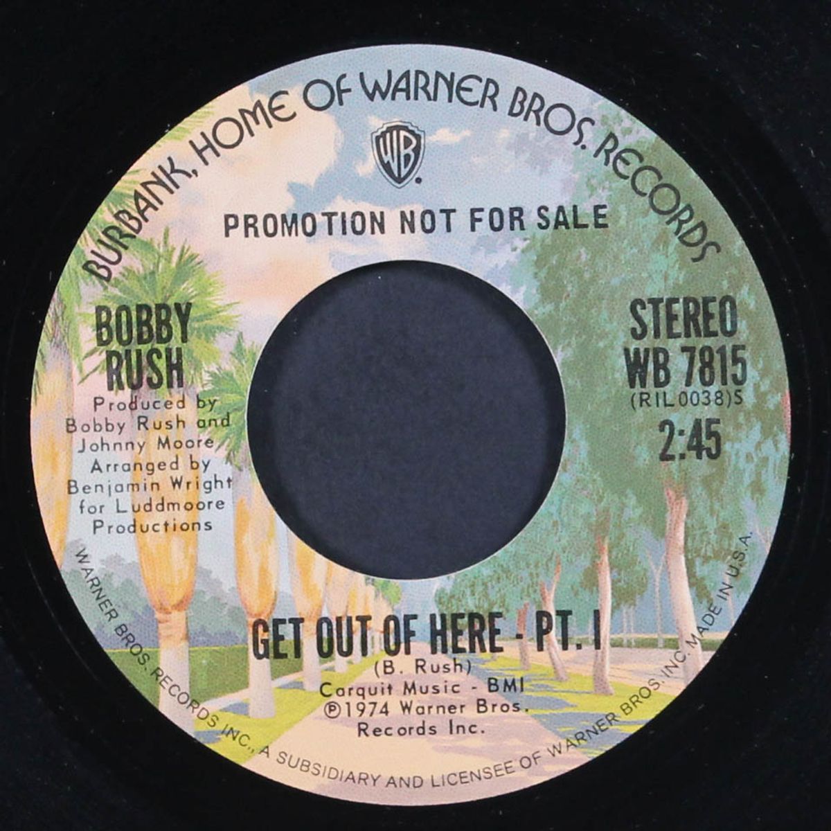 get out of here, part 1 / mono by BOBBY RUSH