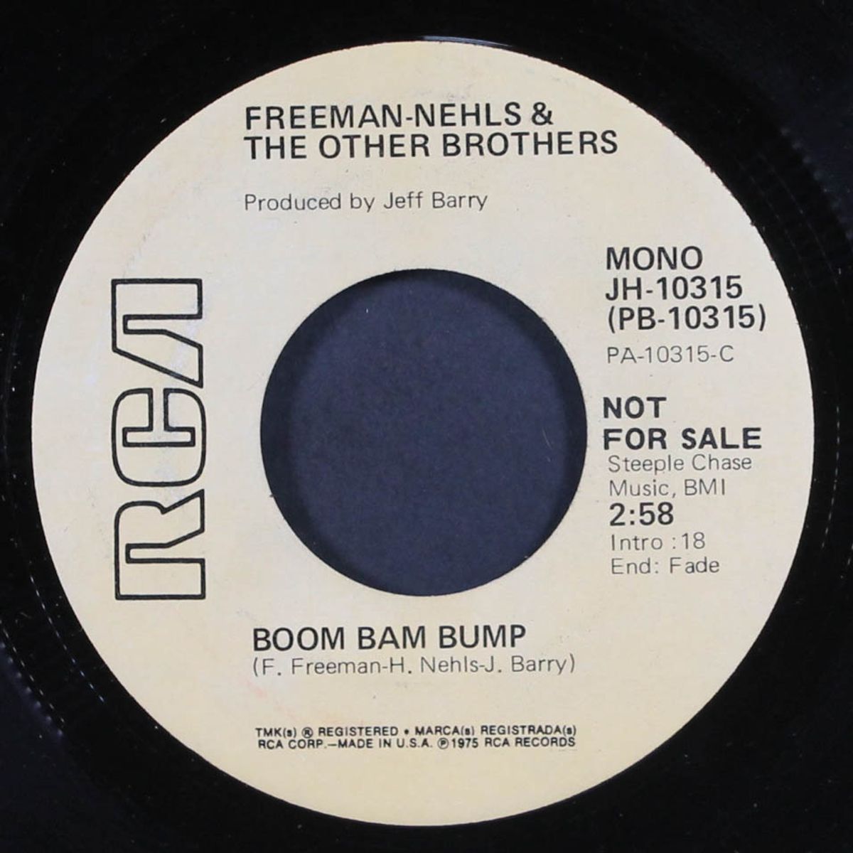 boom bam bump / mono by FREEMAN-NEHLS & OTHER BROTHERS