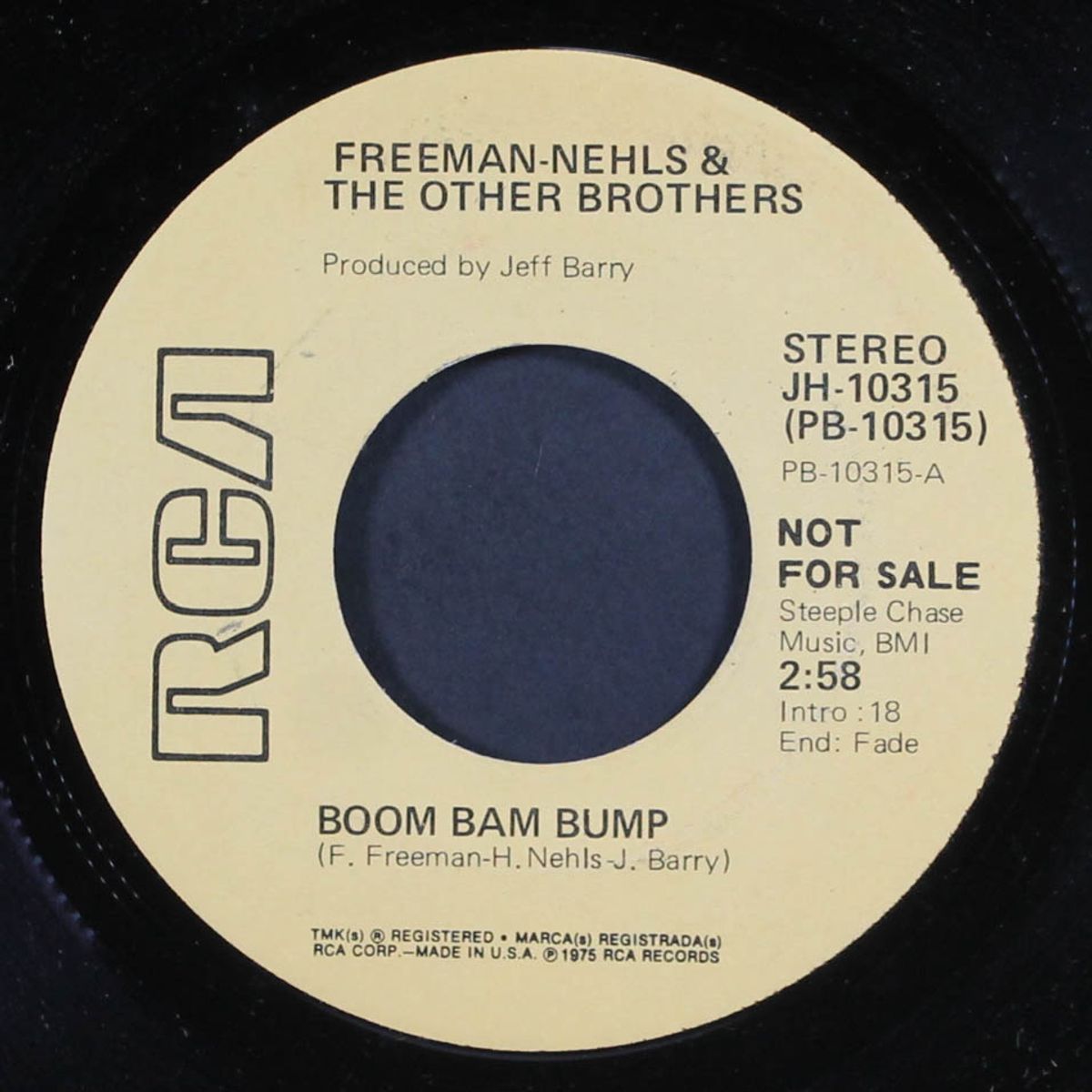 boom bam bump / mono by FREEMAN-NEHLS & OTHER BROTHERS