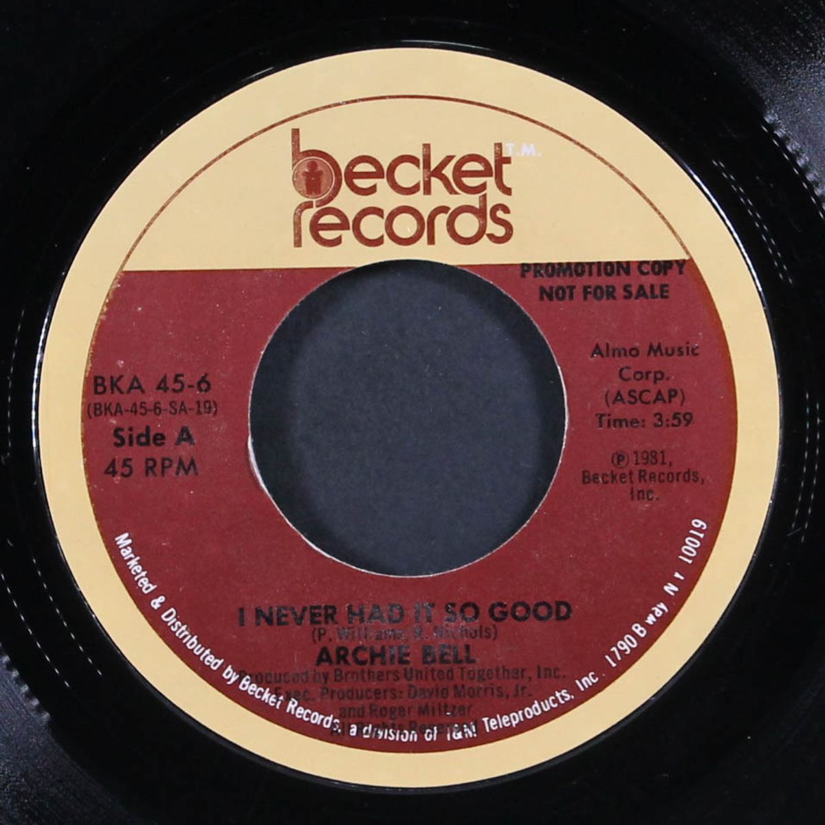 i never had it so good / same by ARCHIE BELL