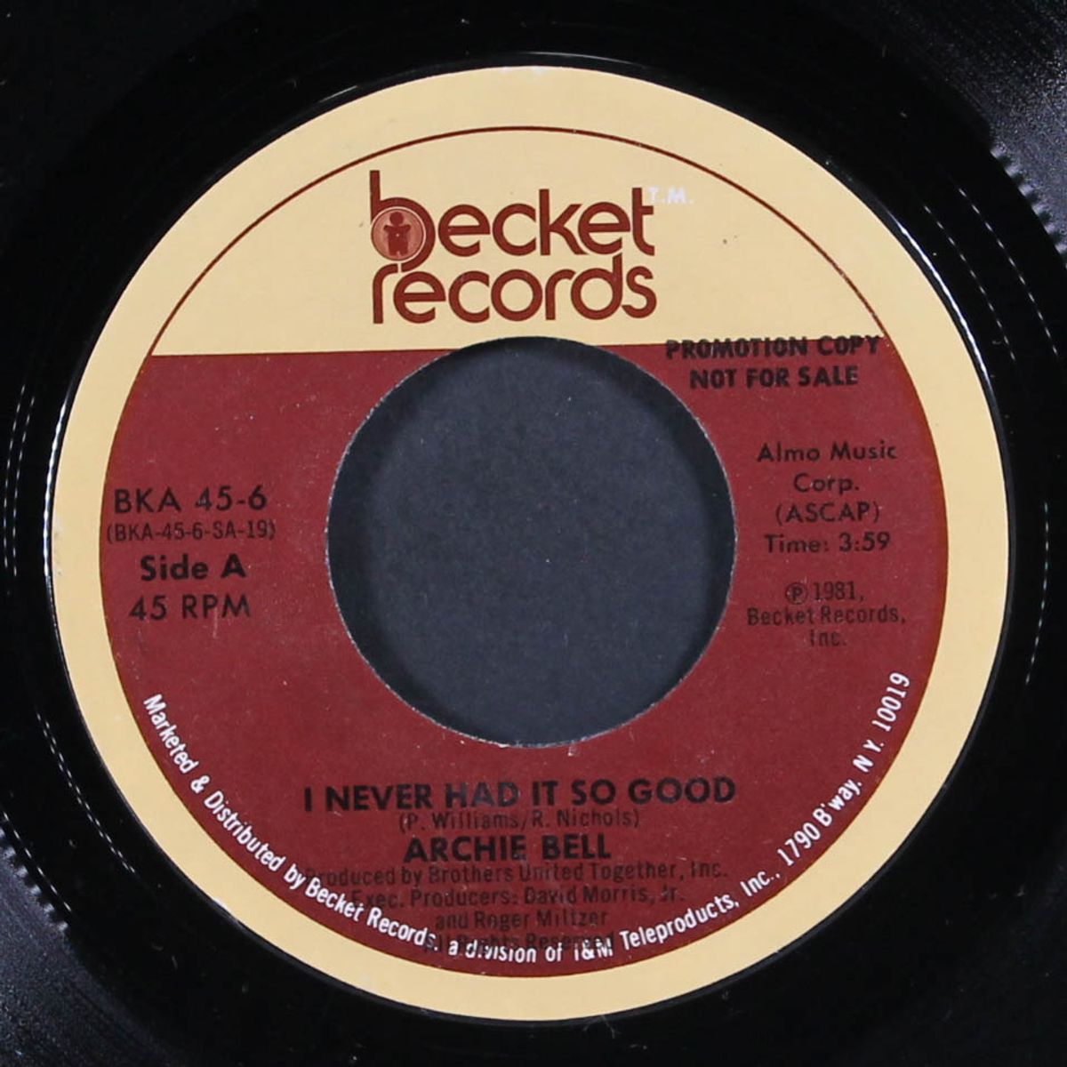 i never had it so good / same by ARCHIE BELL