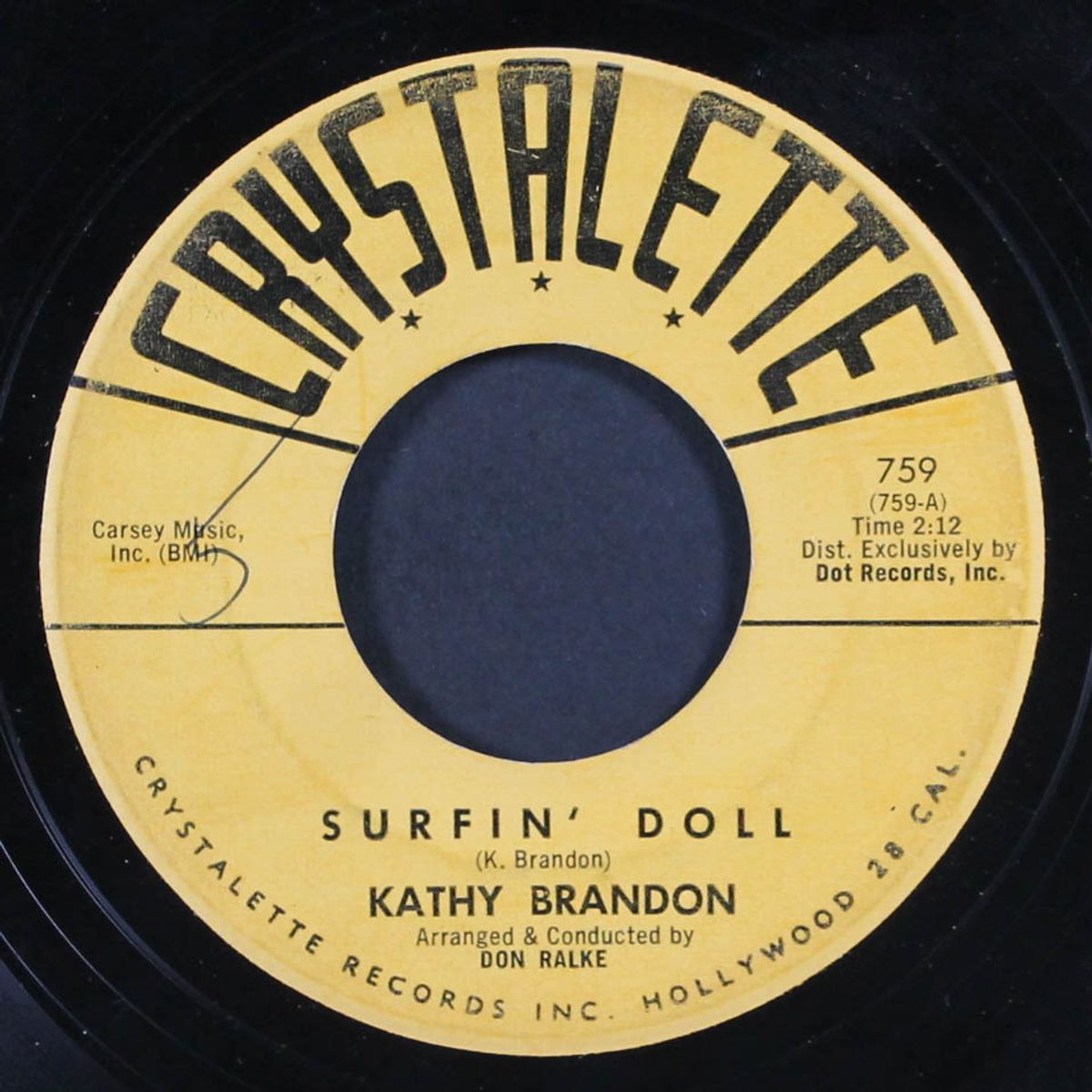 surfin' doll / a boy to love me by KATHY BRANDON