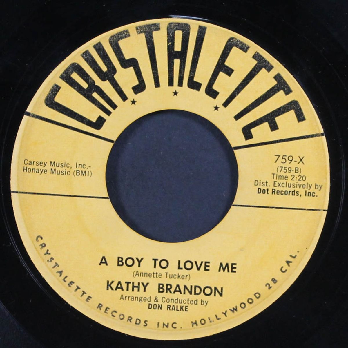 surfin' doll / a boy to love me by KATHY BRANDON