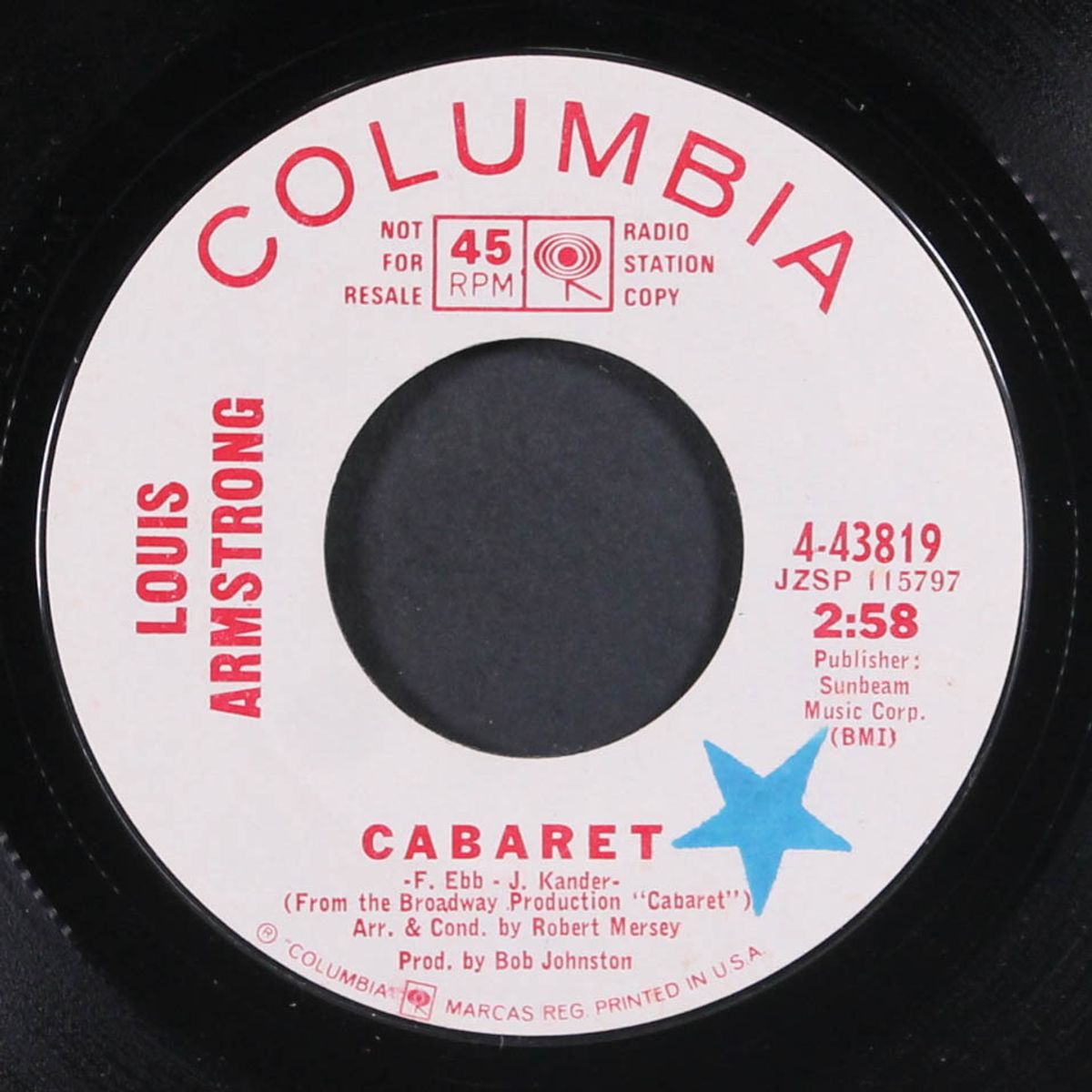 canal st. blues / cabaret by LOUIS ARMSTRONG