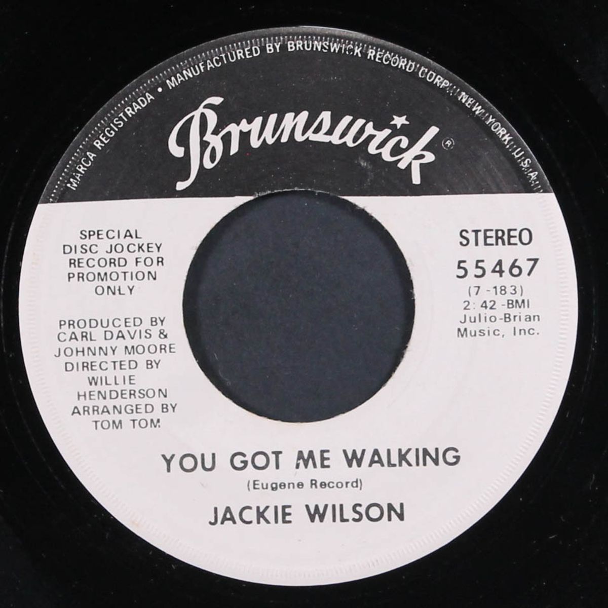you got me walking / mono by JACKIE WILSON