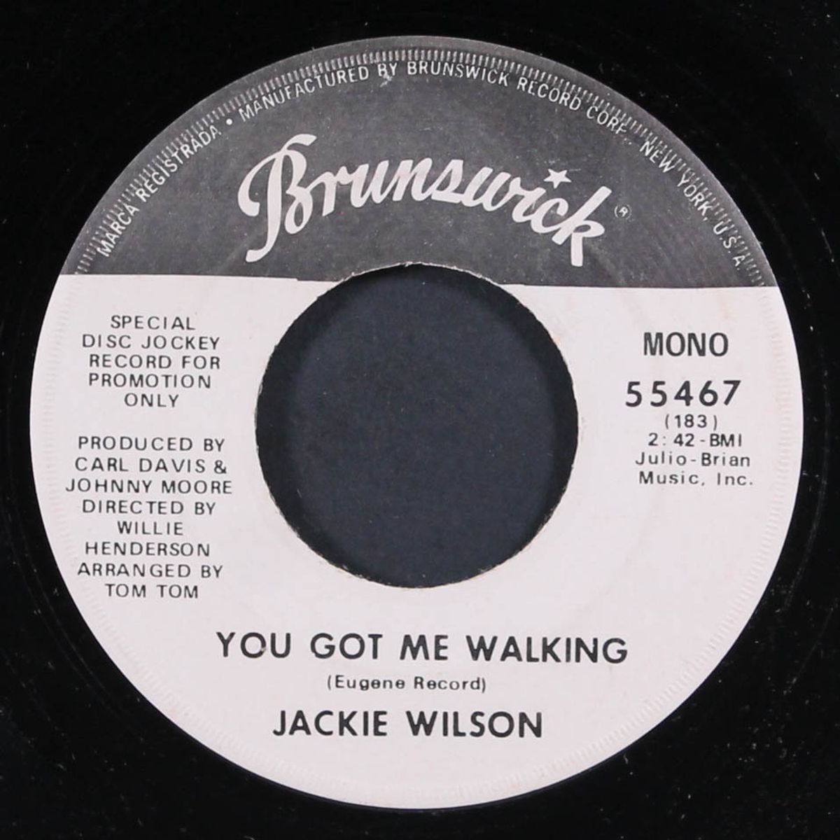 you got me walking / mono by JACKIE WILSON