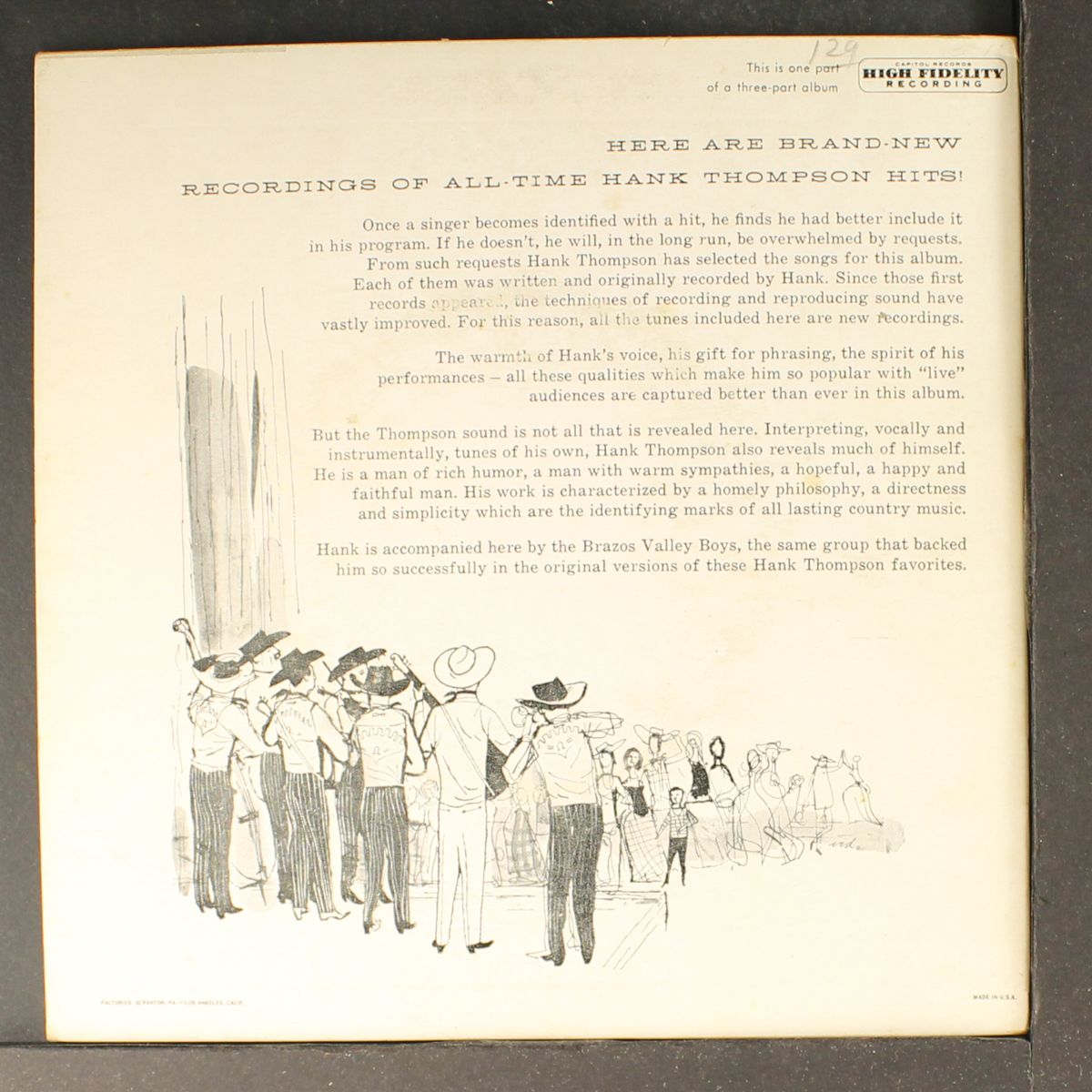 all time hits, vol. 3 by HANK THOMPSON