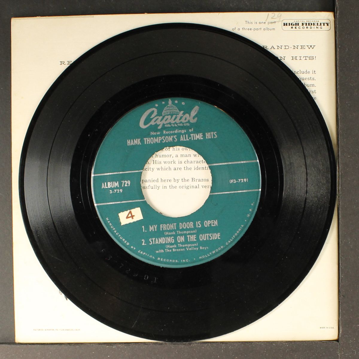 all time hits, vol. 3 by HANK THOMPSON