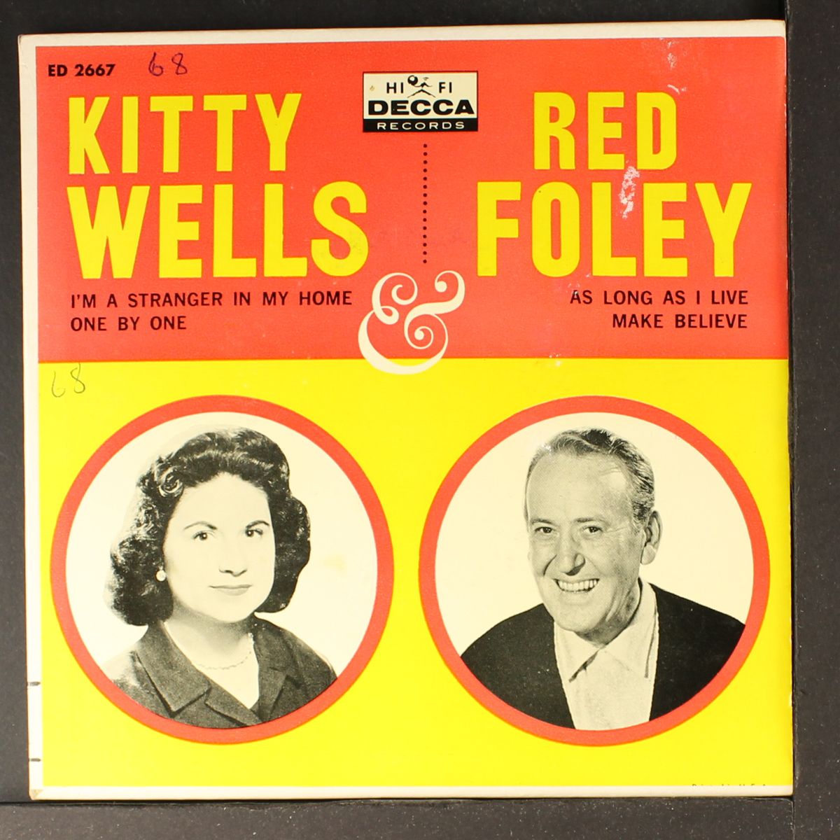 i'm a stranger in my home / +3 by KITTY WELLS & RED FOLEY