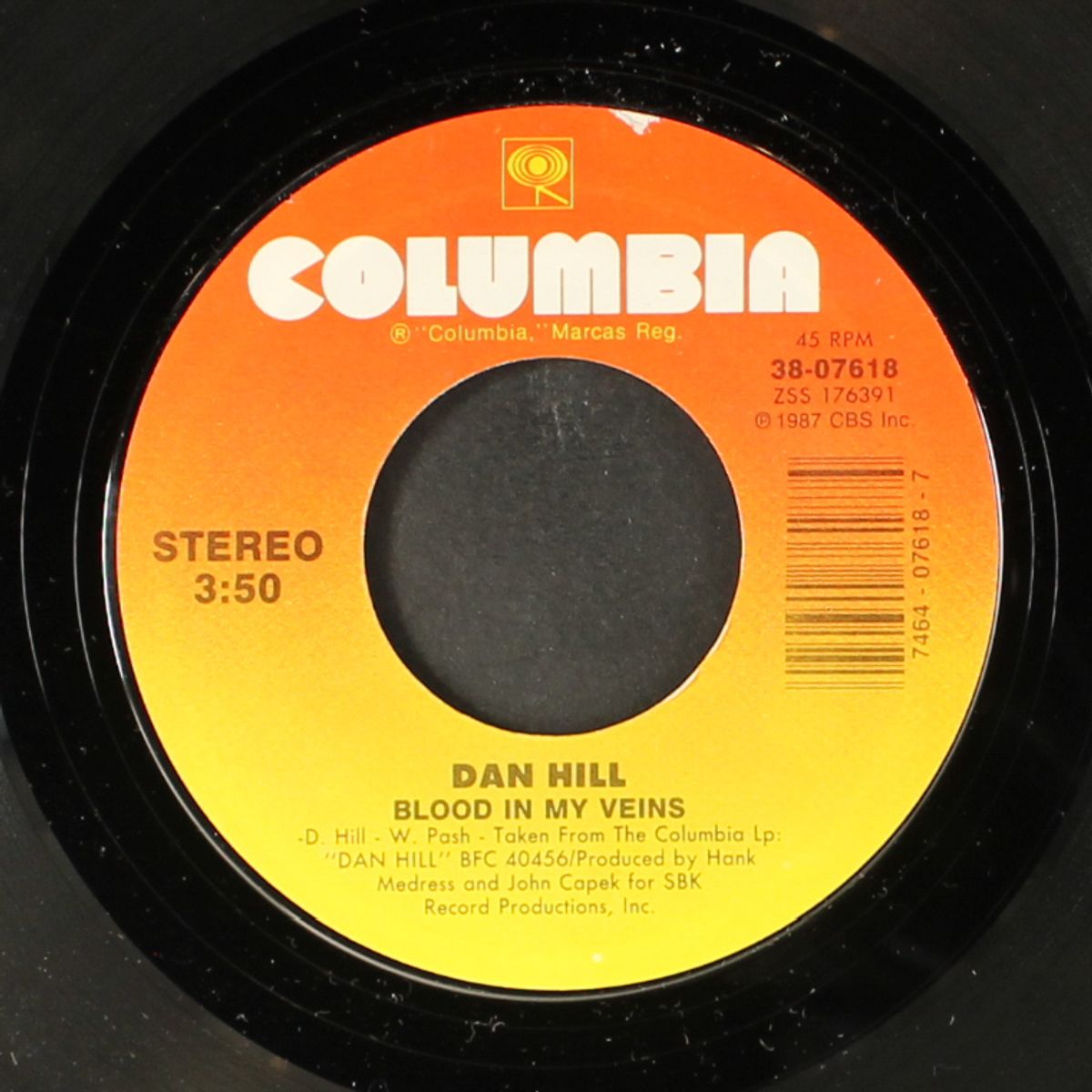 never thought (that i could love) / blood in my veins by DAN HILL