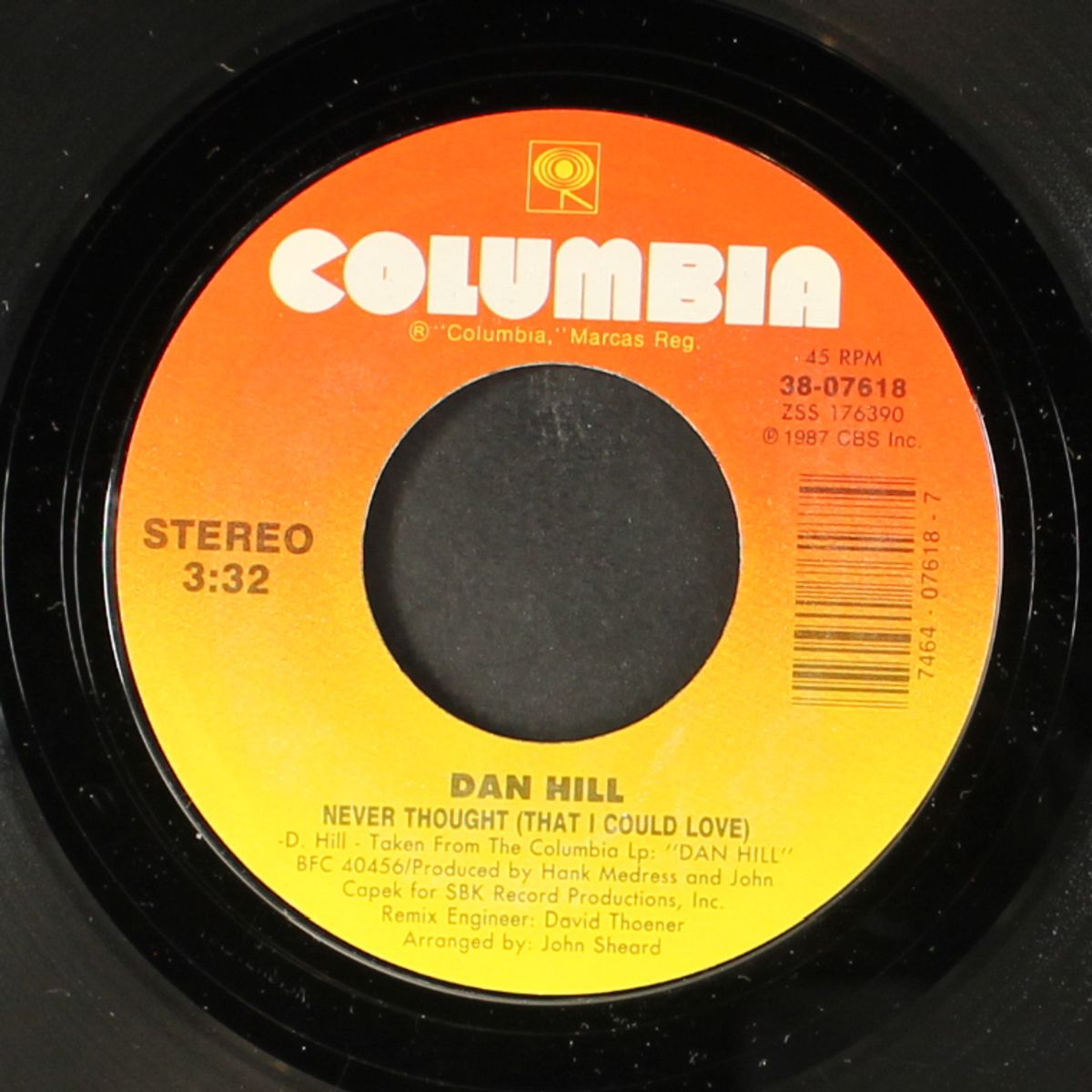 never thought (that i could love) / blood in my veins by DAN HILL