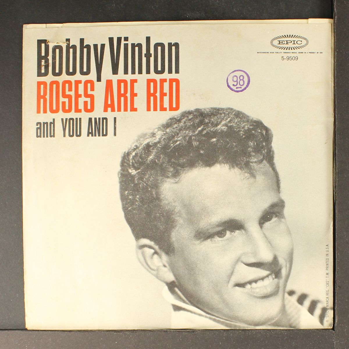 roses are red by BOBBY VINTON