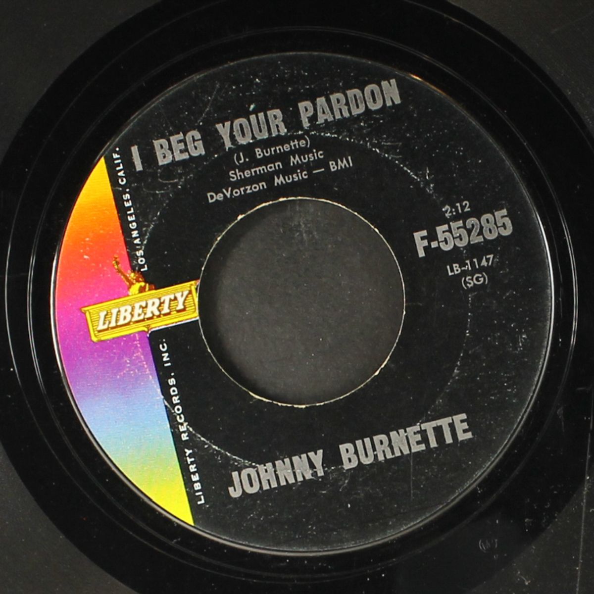 you're sixteen / i beg your pardon by JOHNNY BURNETTE