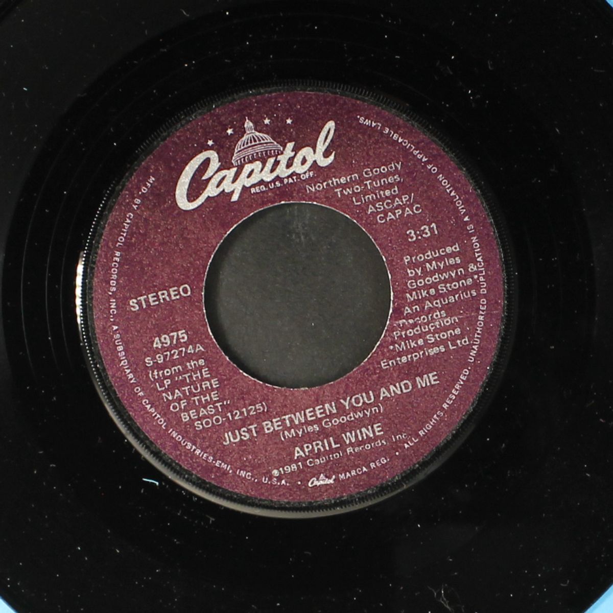 just between you and me / big city girls by APRIL WINE